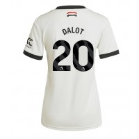 Manchester United Diogo Dalot #20 3rd trikot Frauen 2024-25 Kurzarm